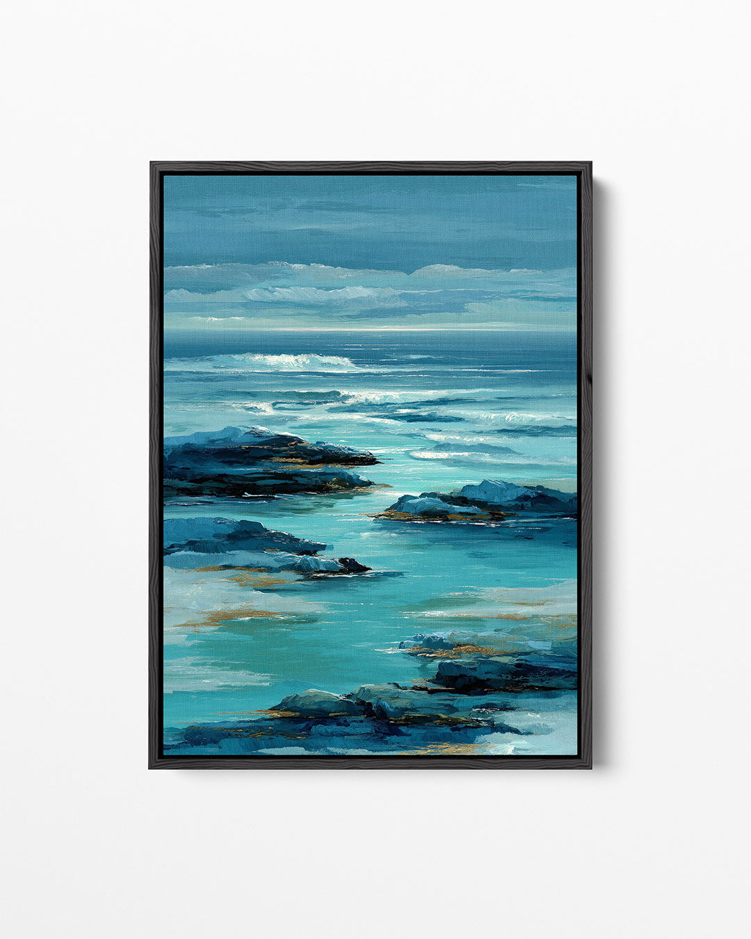 Oceaanlandschap – staand wanddecoratie kunstwerk