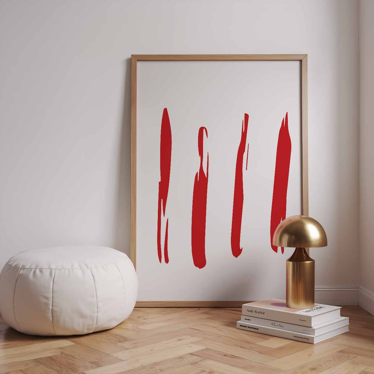 Moderne Abstracte Kunstposter – staande kleurrijke abstracte wanddecoratie van WallArtistic