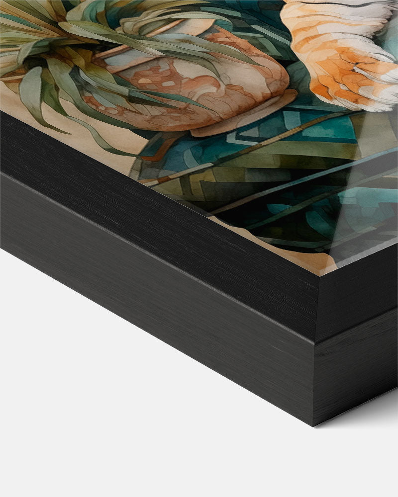 Wilde Ziel Tijger – dieren portret poster, afbeelding 7
