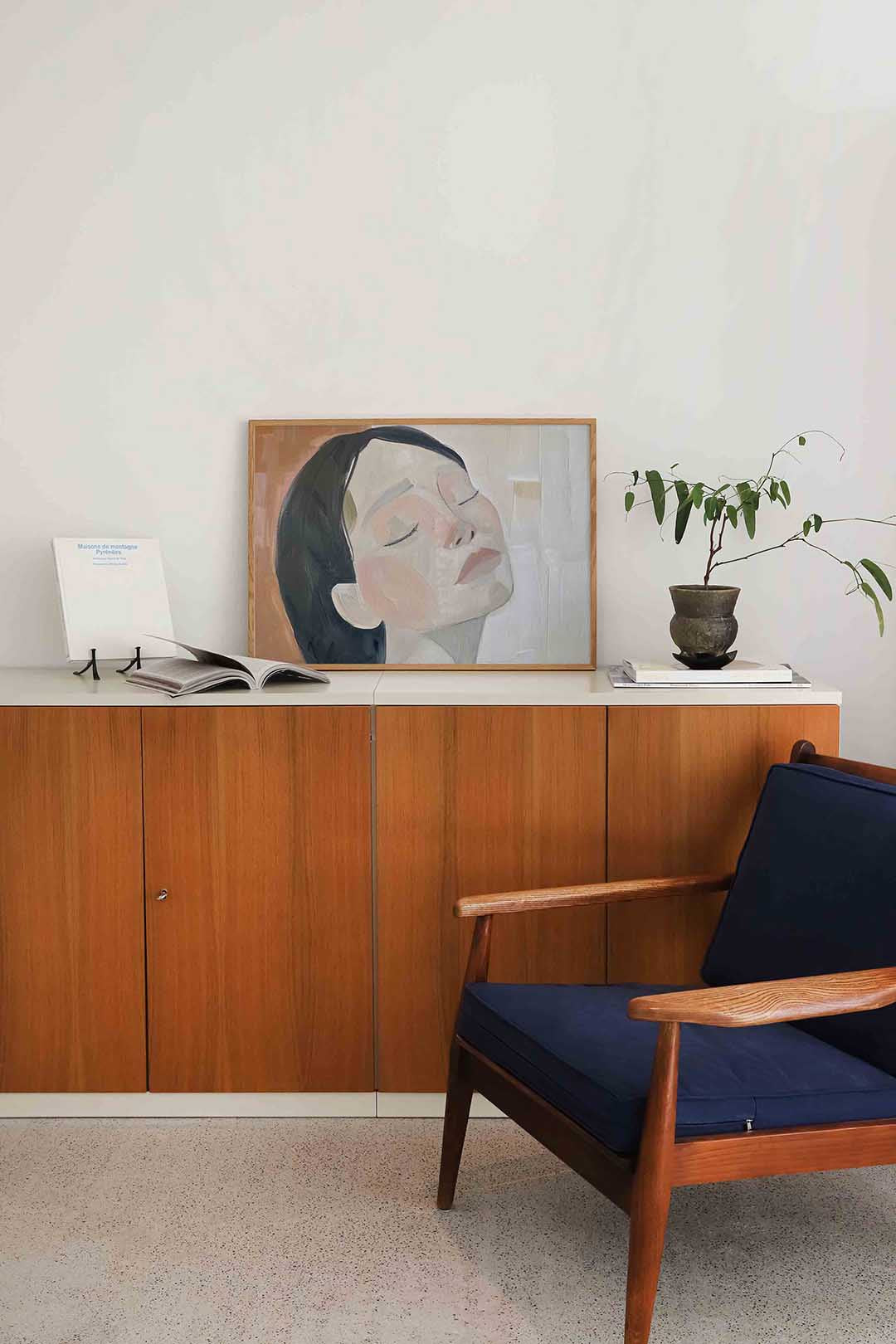 Dromerig gezicht – moderne landscape wanddecoratie van WallArtistic