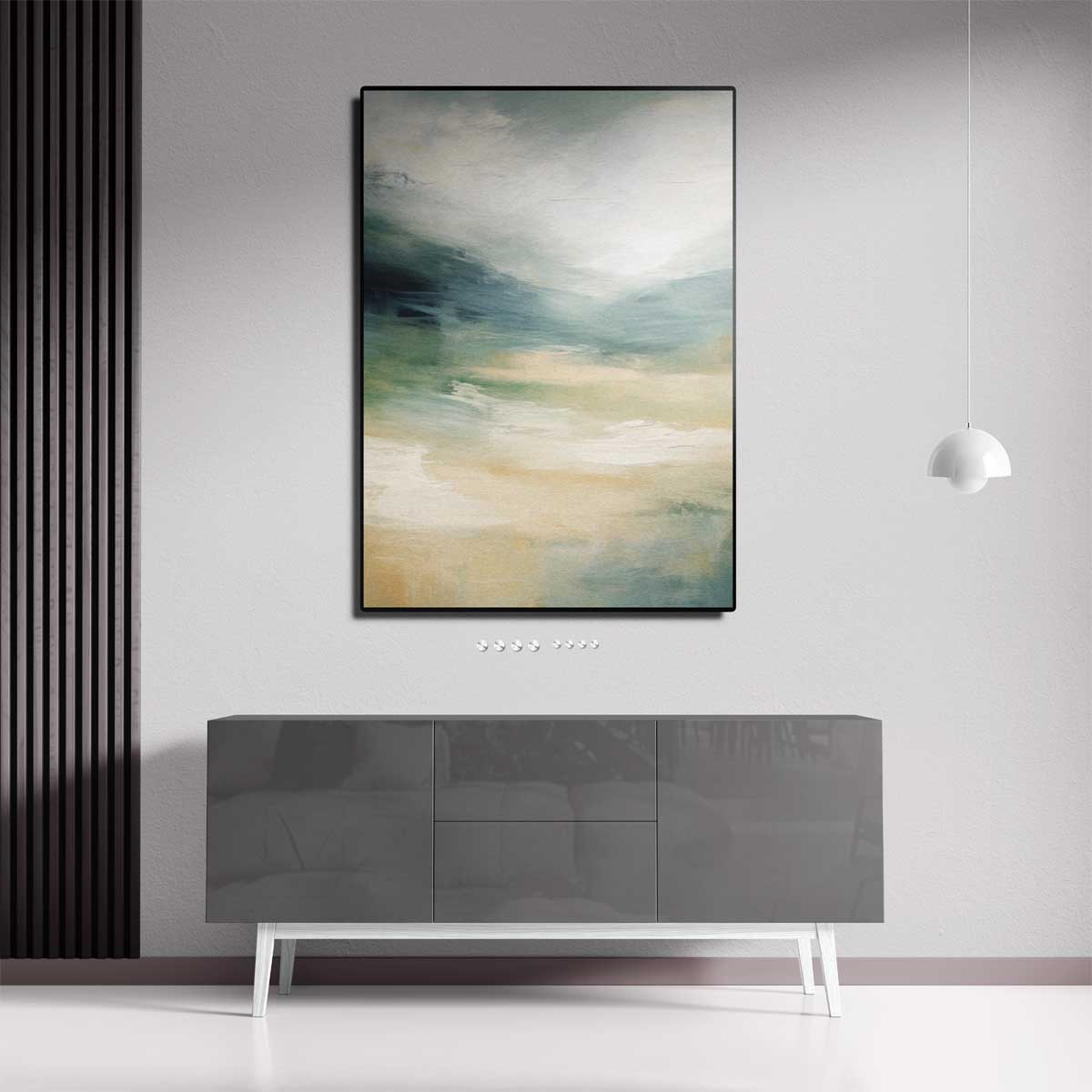 Dromerige Horizonten – canvas wanddecoratie in portret formaat