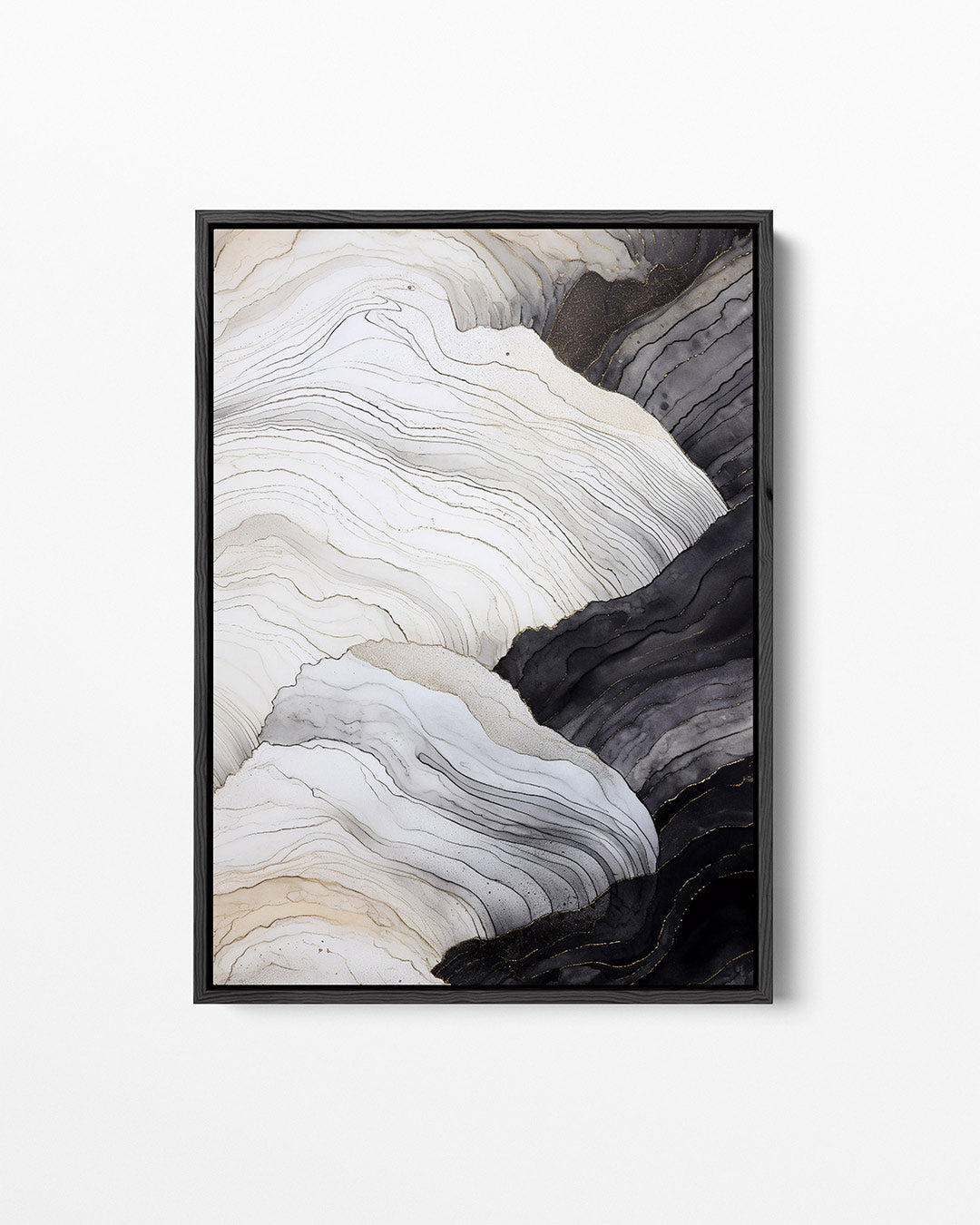 Organische lijnen – staand wanddecoratie kunstwerk