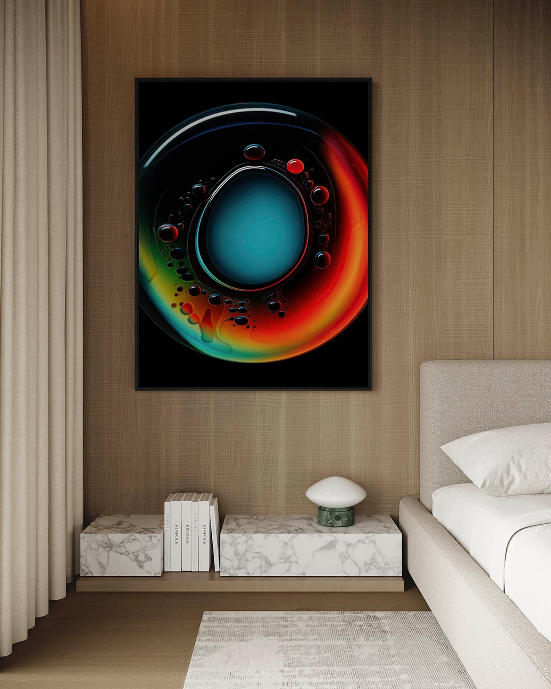 Kleurrijke cirkelvormen – Cirkelvormen – kunstwerk op canvas, dibond of plexiglas
