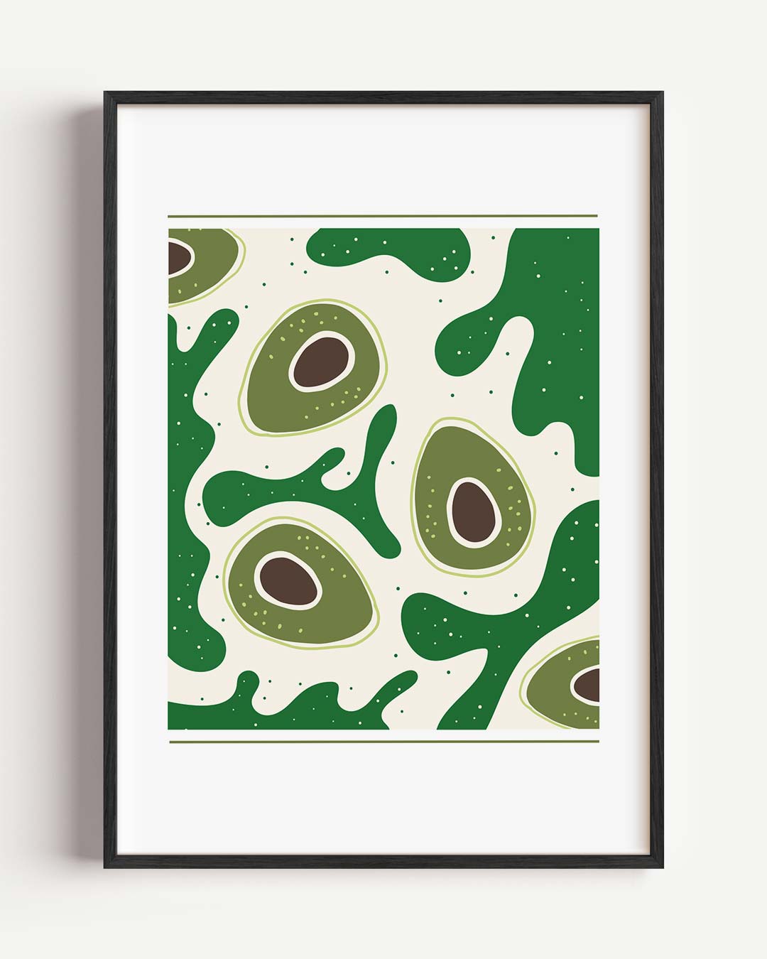 Avocado Droom – keuken portret poster als wanddecoratie
