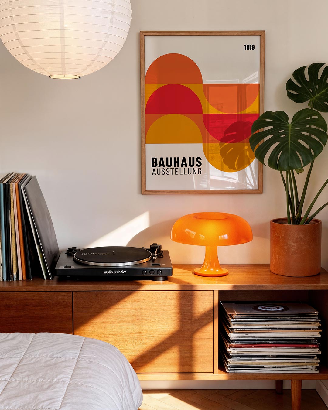 Vorm en kleur – moderne Bauhaus wandkunst als poster