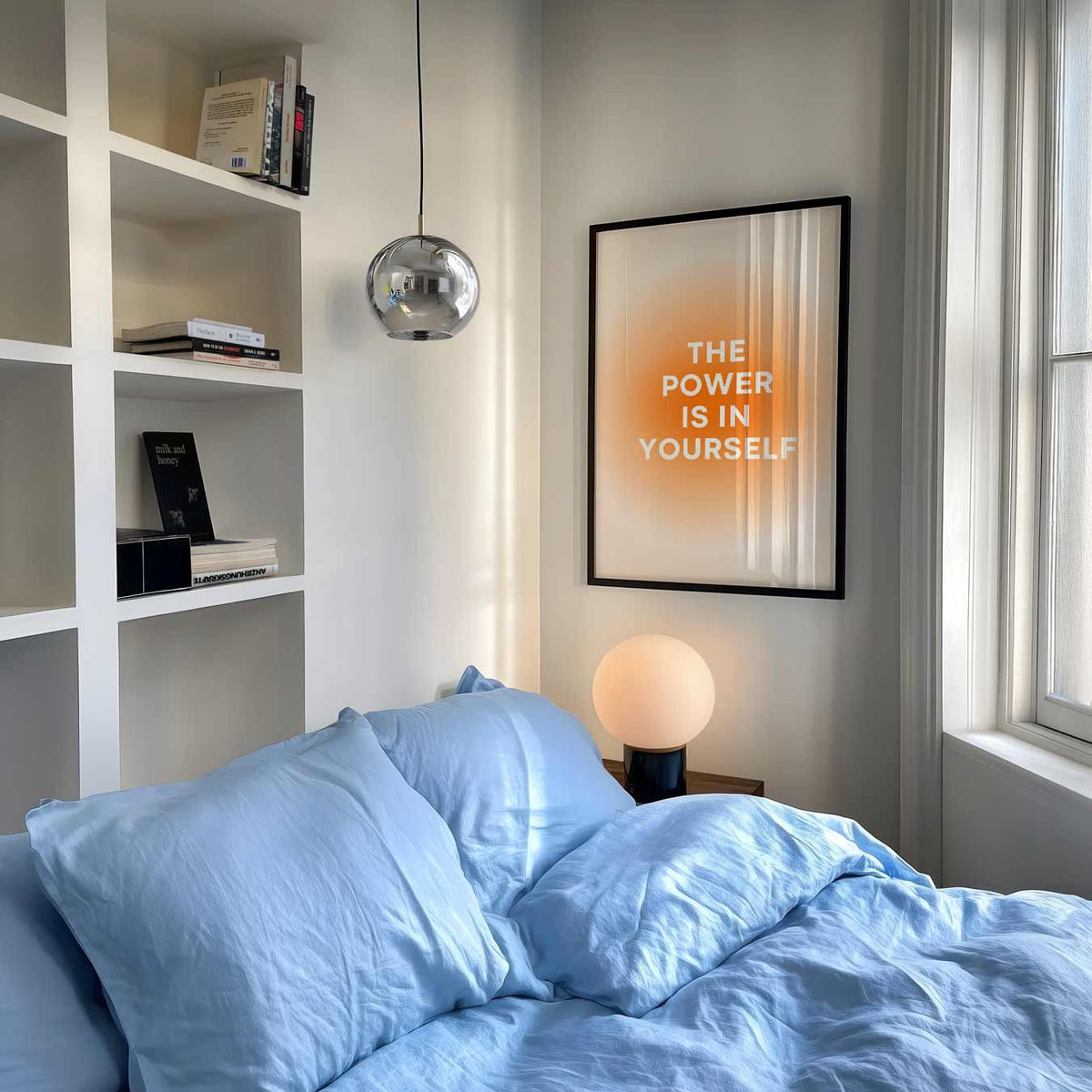 Motivational Power – mindful poster als rustige wanddecoratie