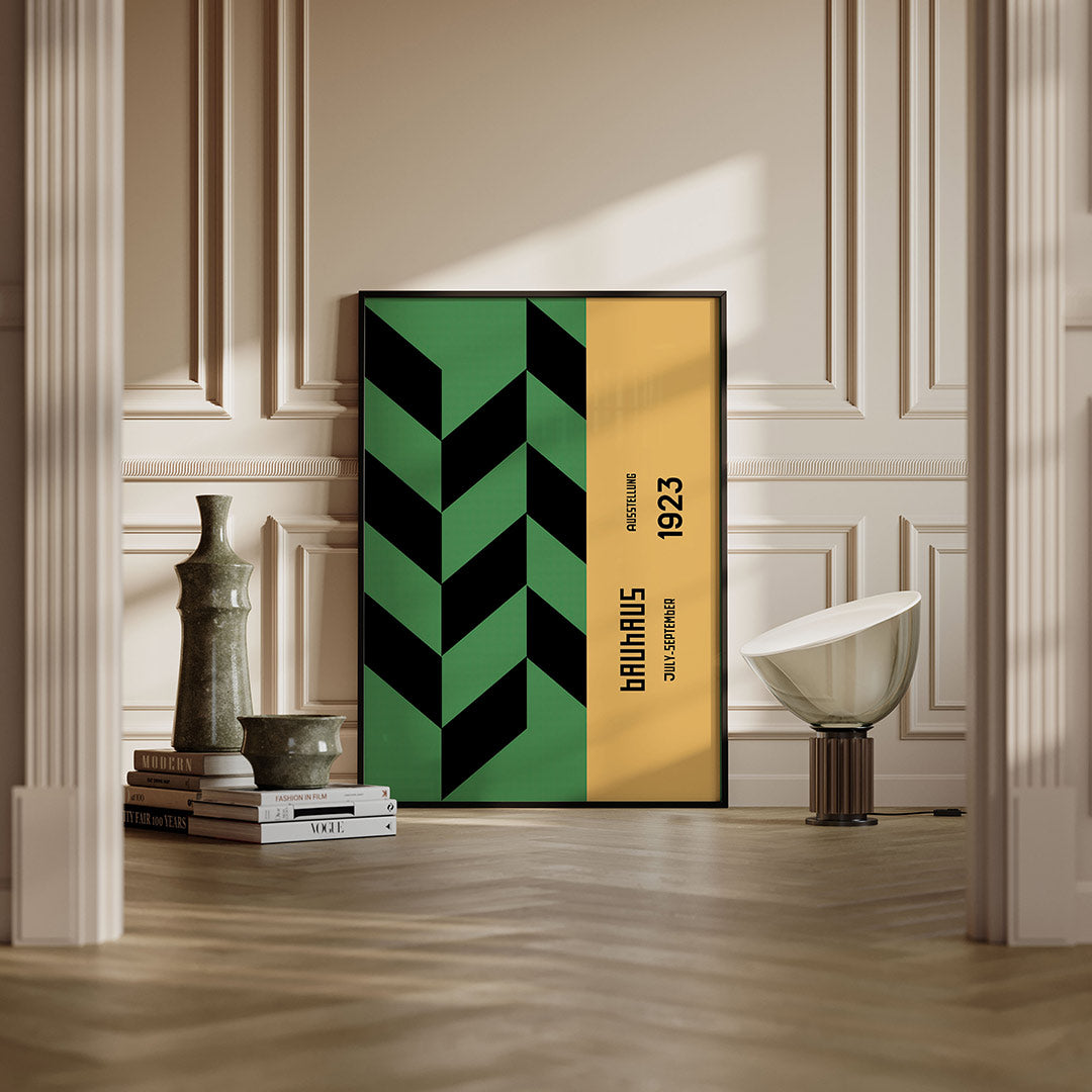 Vorm en kleur – moderne Bauhaus wandkunst als poster