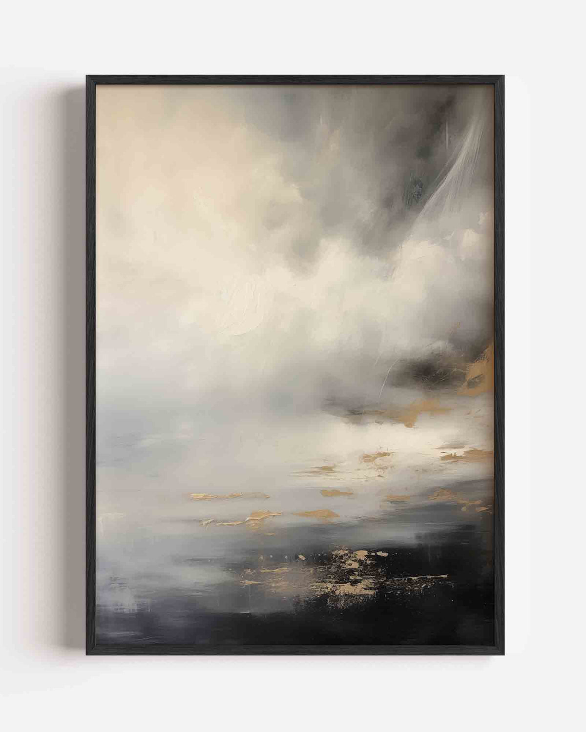 Abstracte wolken – botanische portret poster als wanddecoratie