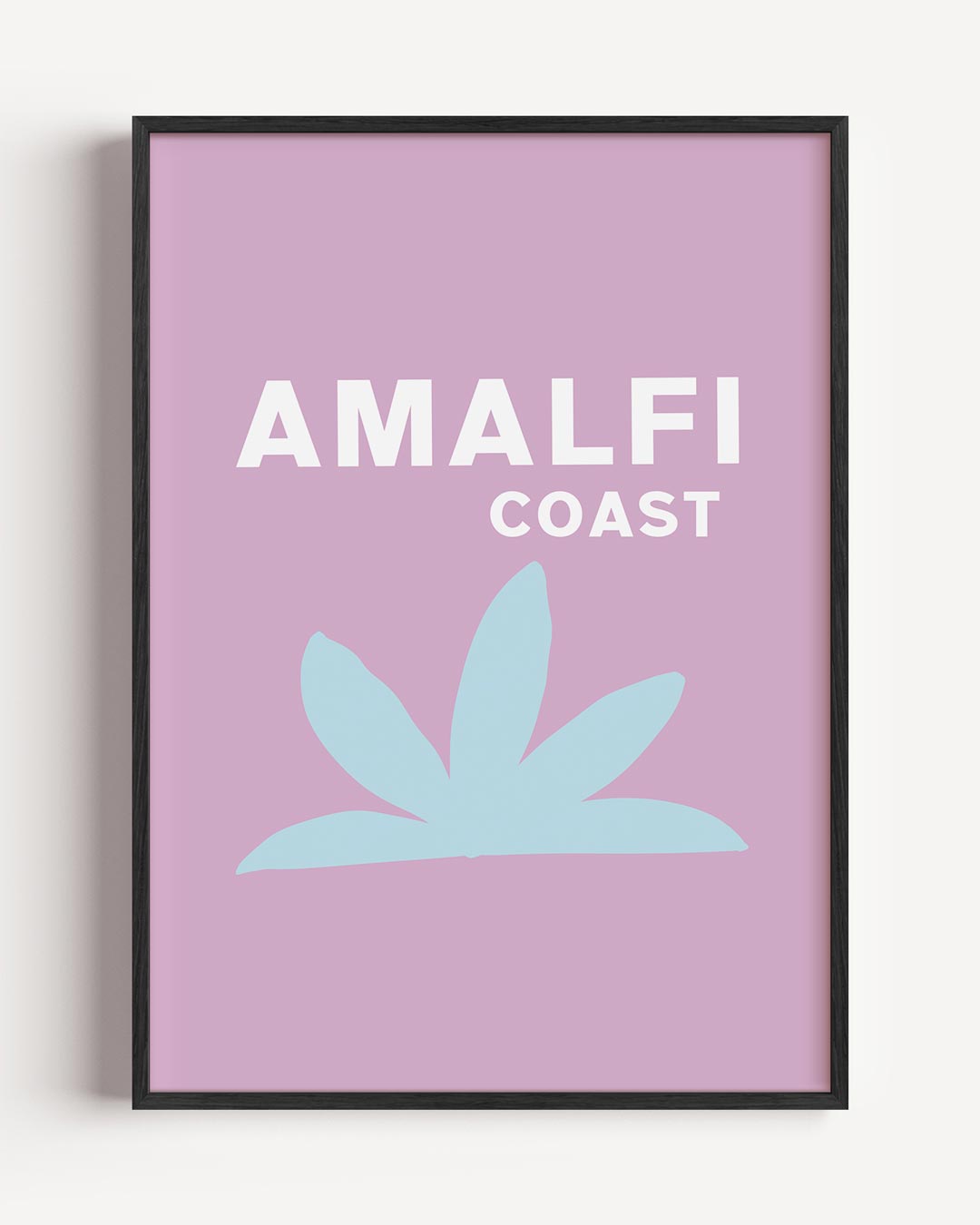Amalfi Coast – zomer portret poster als wanddecoratie