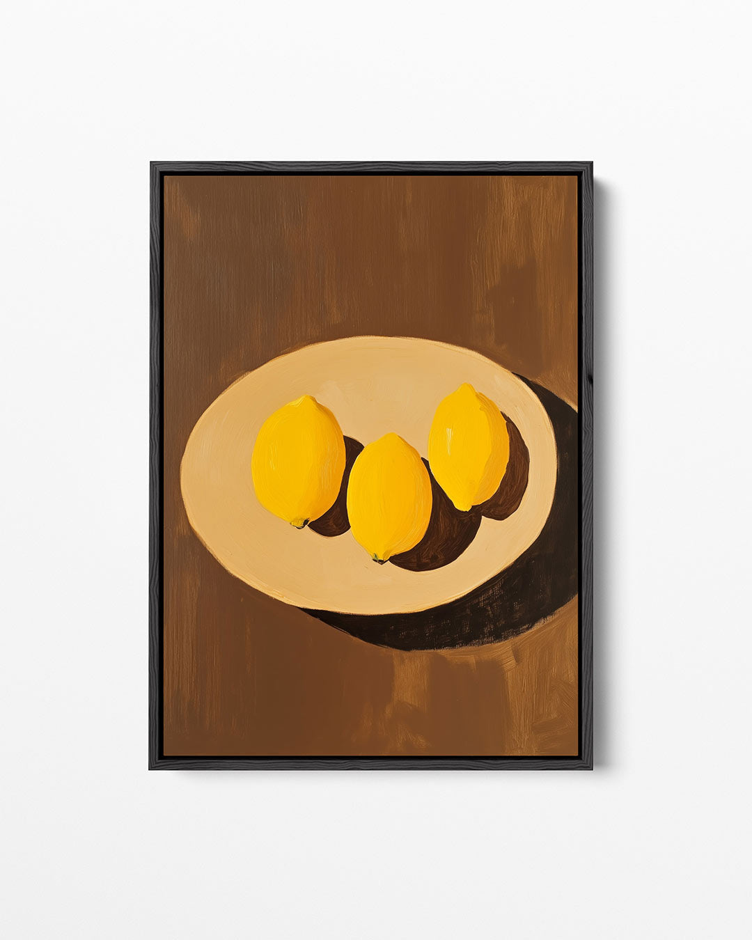 Citroenen op schaal – staand wanddecoratie kunstwerk
