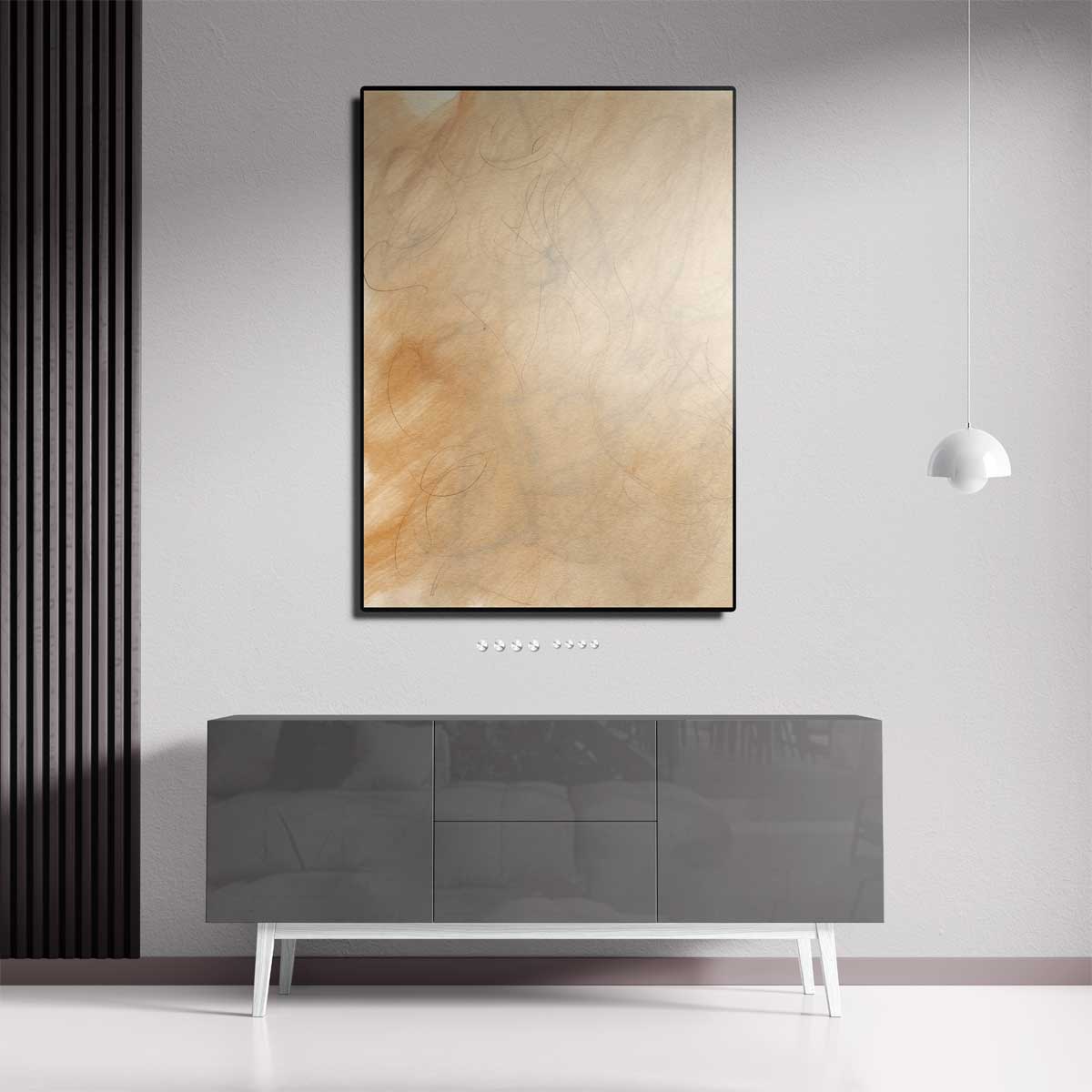 Etherische Vervloeiingen – canvas wanddecoratie in portret formaat