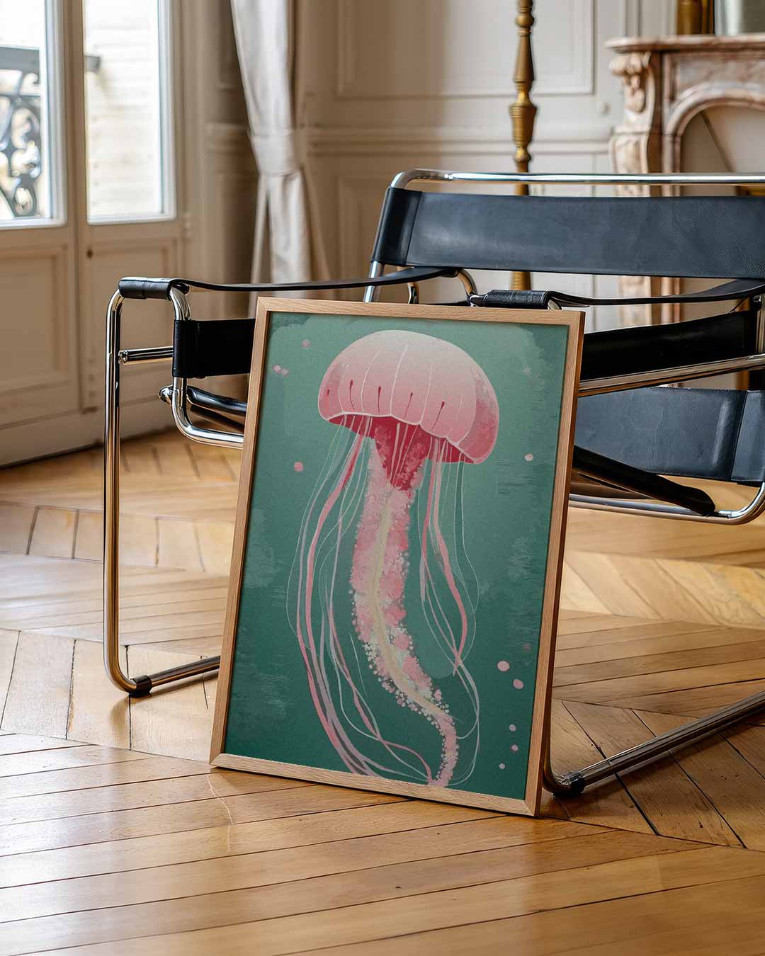 Dromerige Kwal Onderwater – urban poster in staand formaat