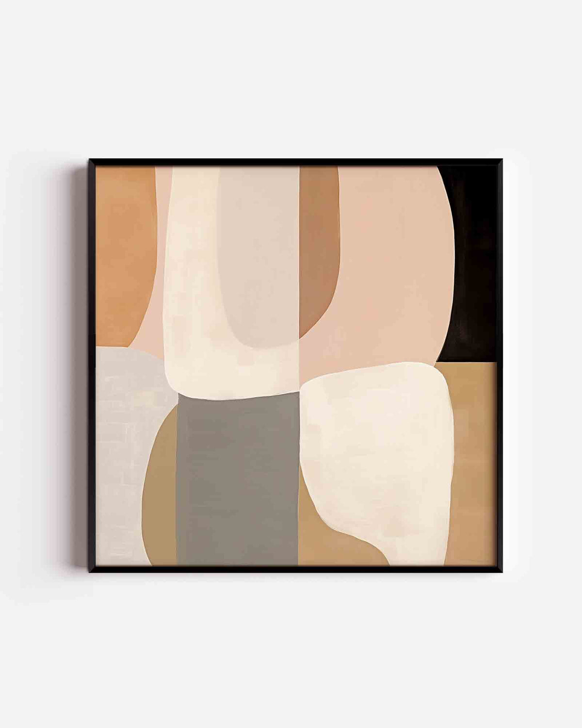 Abstracte vormen – abstracte vierkante poster als wanddecoratie
