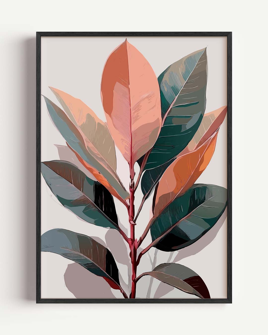 Botanische Kunstposter – bloemen portret poster als wanddecoratie