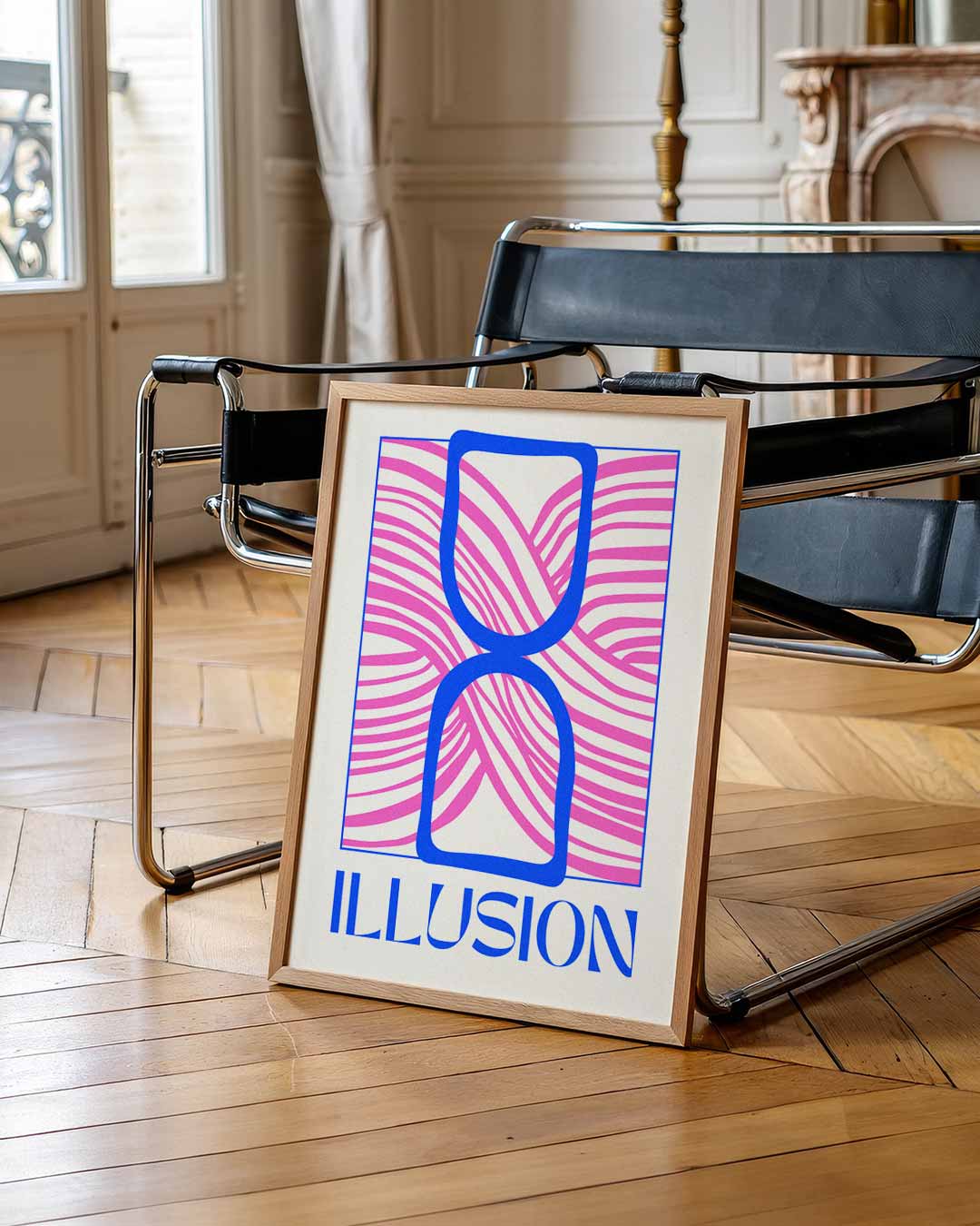 Moderne Illusie – urban poster in staand formaat