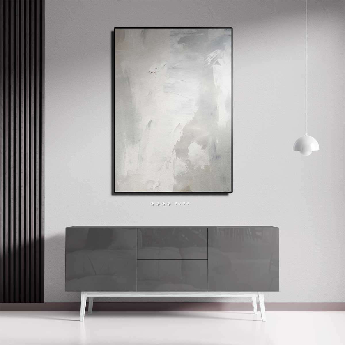 Zomerse Sneeuwstorm – dibond kunstwerk als wanddecoratie