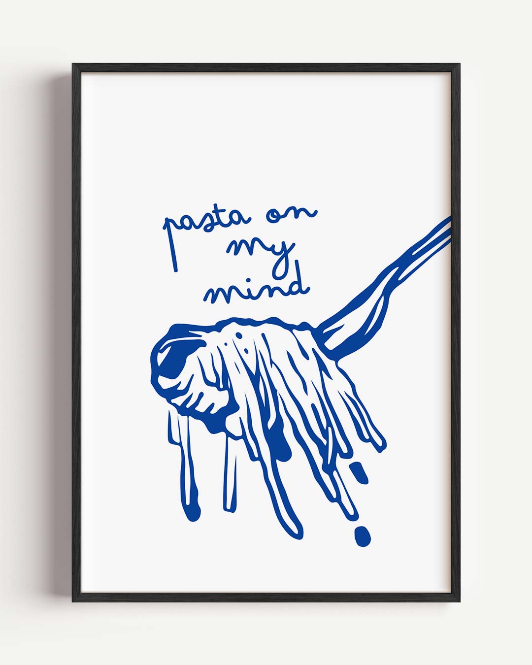 Pasta Love – keuken portret poster als wanddecoratie