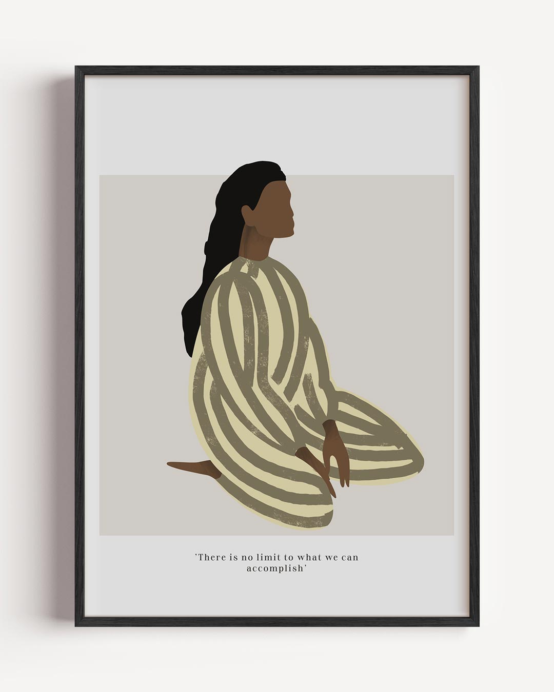 Inspirerende Vrouwelijke Energie – vrouwelijk portret poster als wanddecoratie