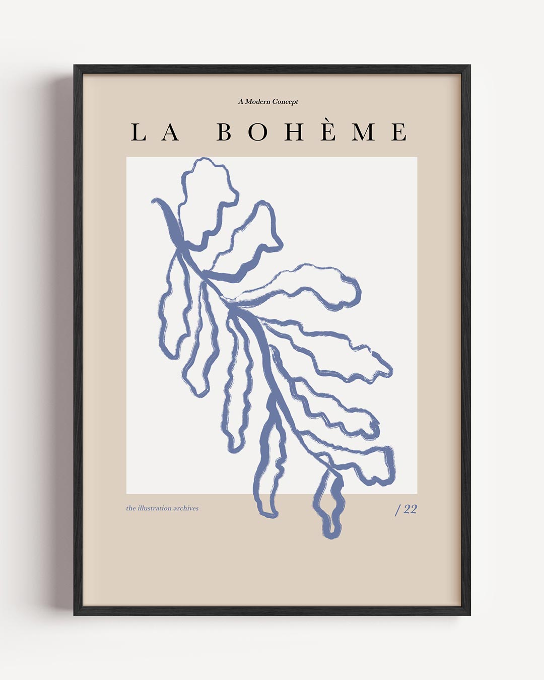 La Bohème Botanische – bloemen portret poster als wanddecoratie