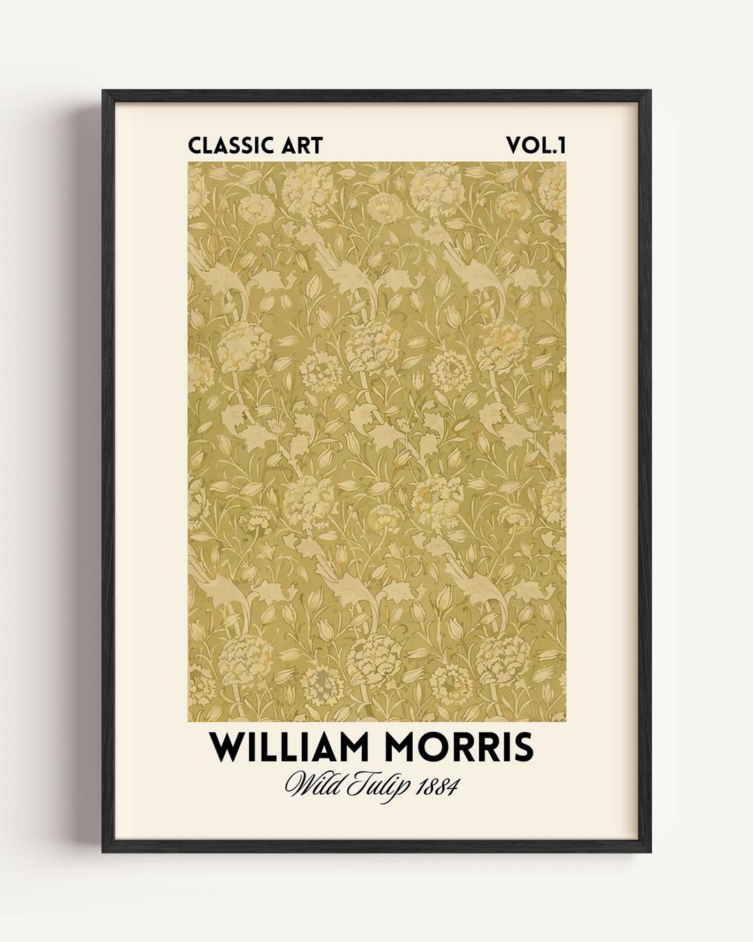 Vintage Bloemenposter - William Morris – William Morris portret poster als wanddecoratie