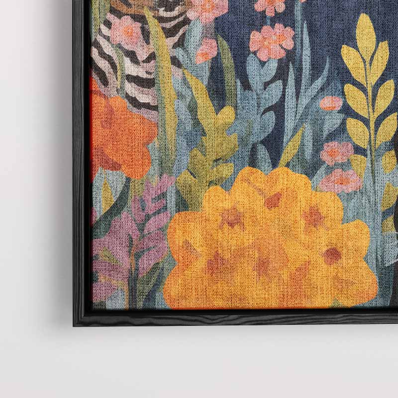 Vrolijke Tuinmomenten – modern portret kunstwerk van WallArtistic
