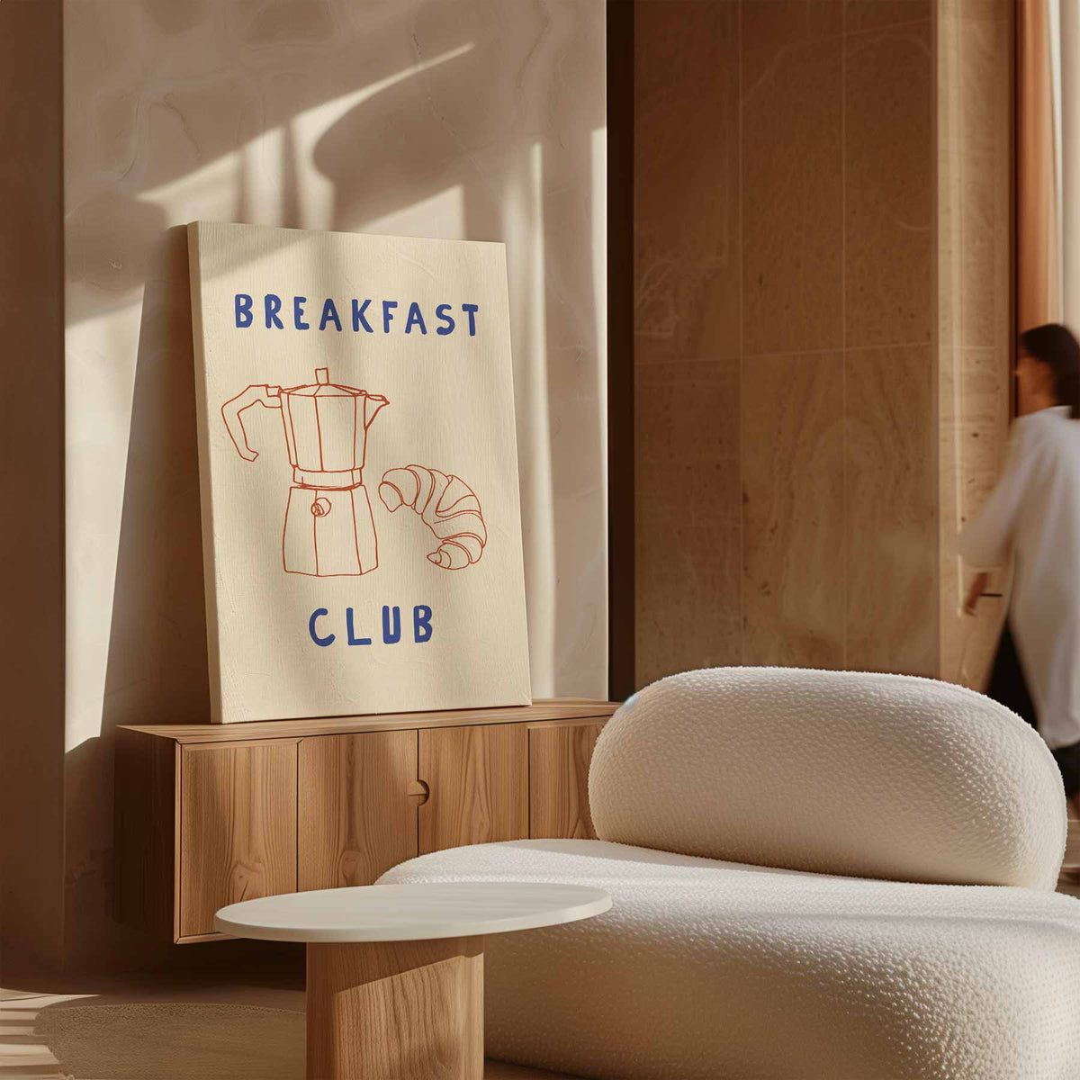 Breakfast Club Poster – dibond kunstwerk als wanddecoratie