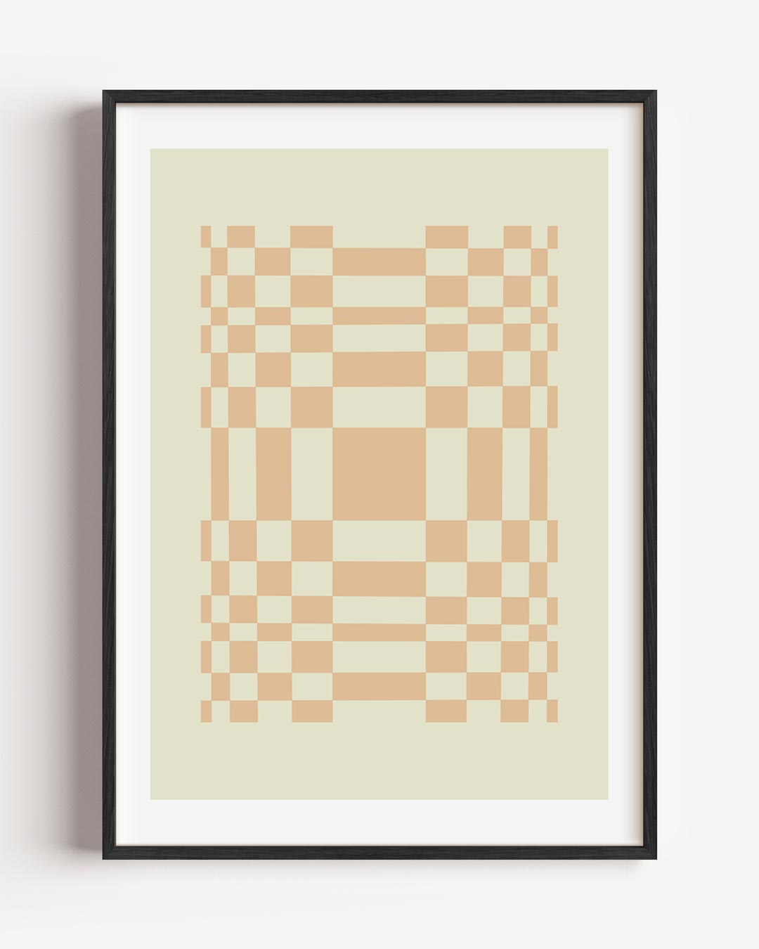 Vrouwelijke Warmte Abstracte – moderne portret poster als wanddecoratie