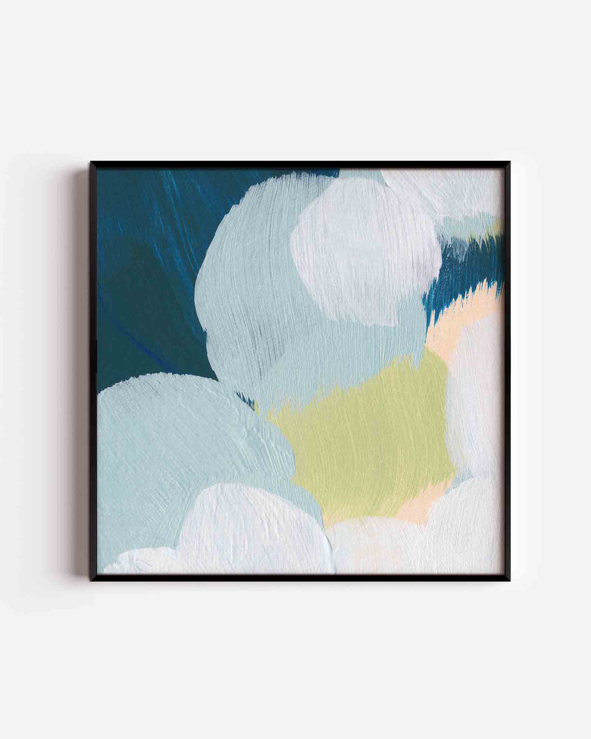 Abstracte vormen – schilderkunst vierkante poster als wanddecoratie