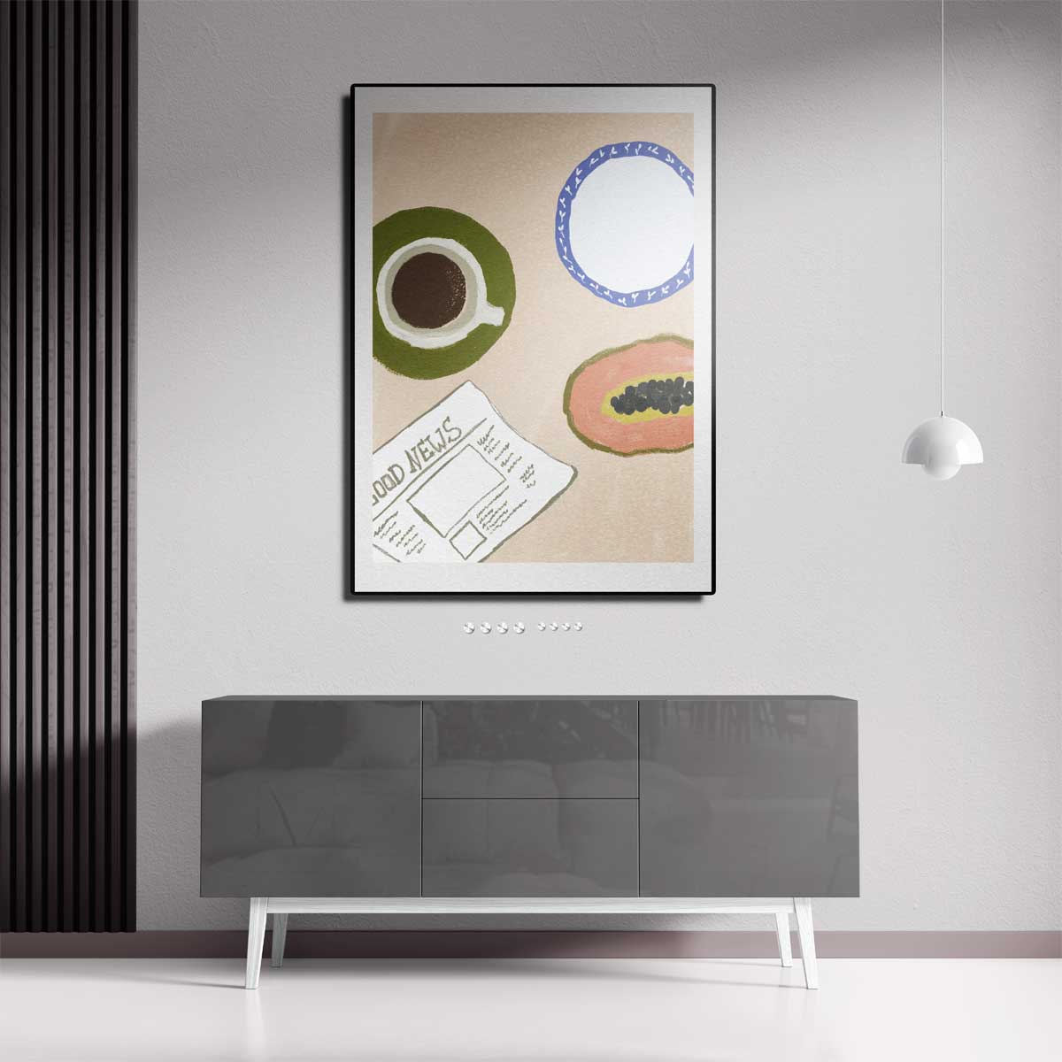 Ochtendmoment – canvas kunstwerk als wanddecoratie