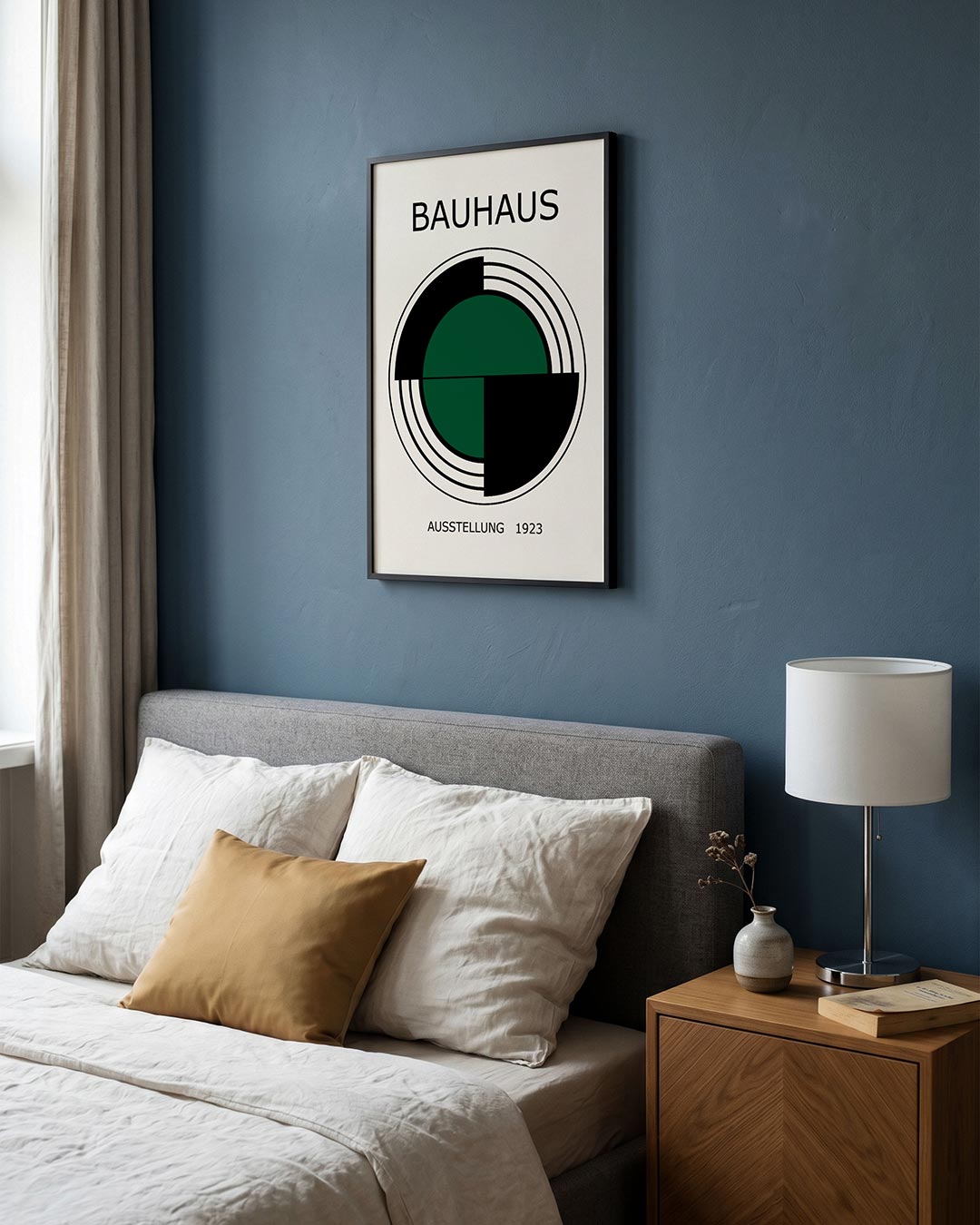  – staande Bauhaus poster voor aan de muur
