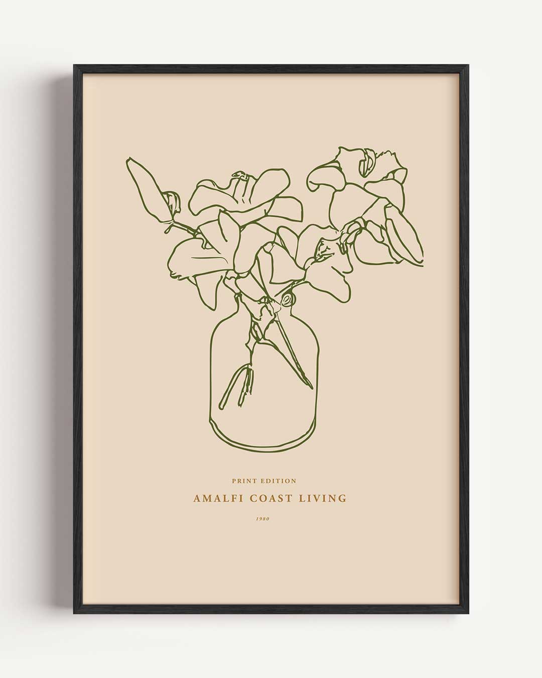 Elegante Botanische – La Dolce Vita portret poster als wanddecoratie
