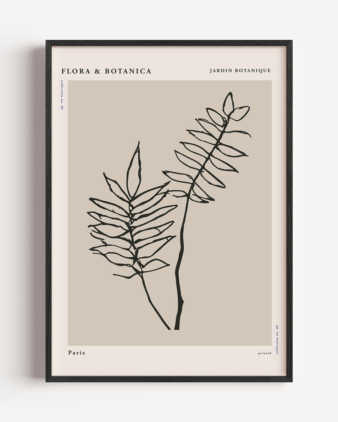 Botanische Elegantie – keuken portret poster als wanddecoratie