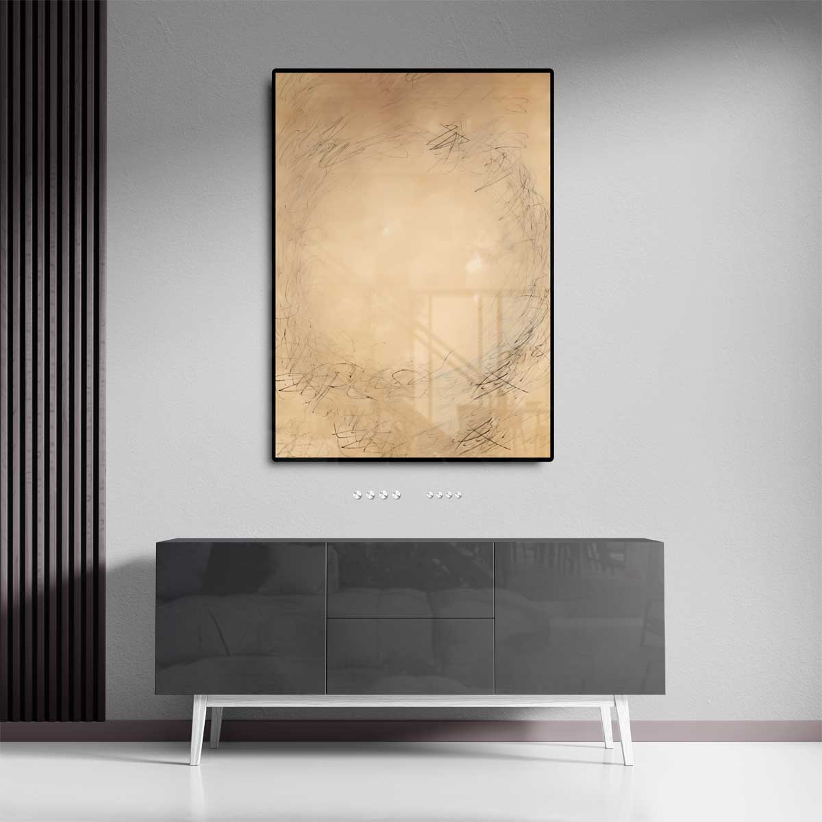 Rustige Wervelingen – staand kunstwerk voor modern interieur