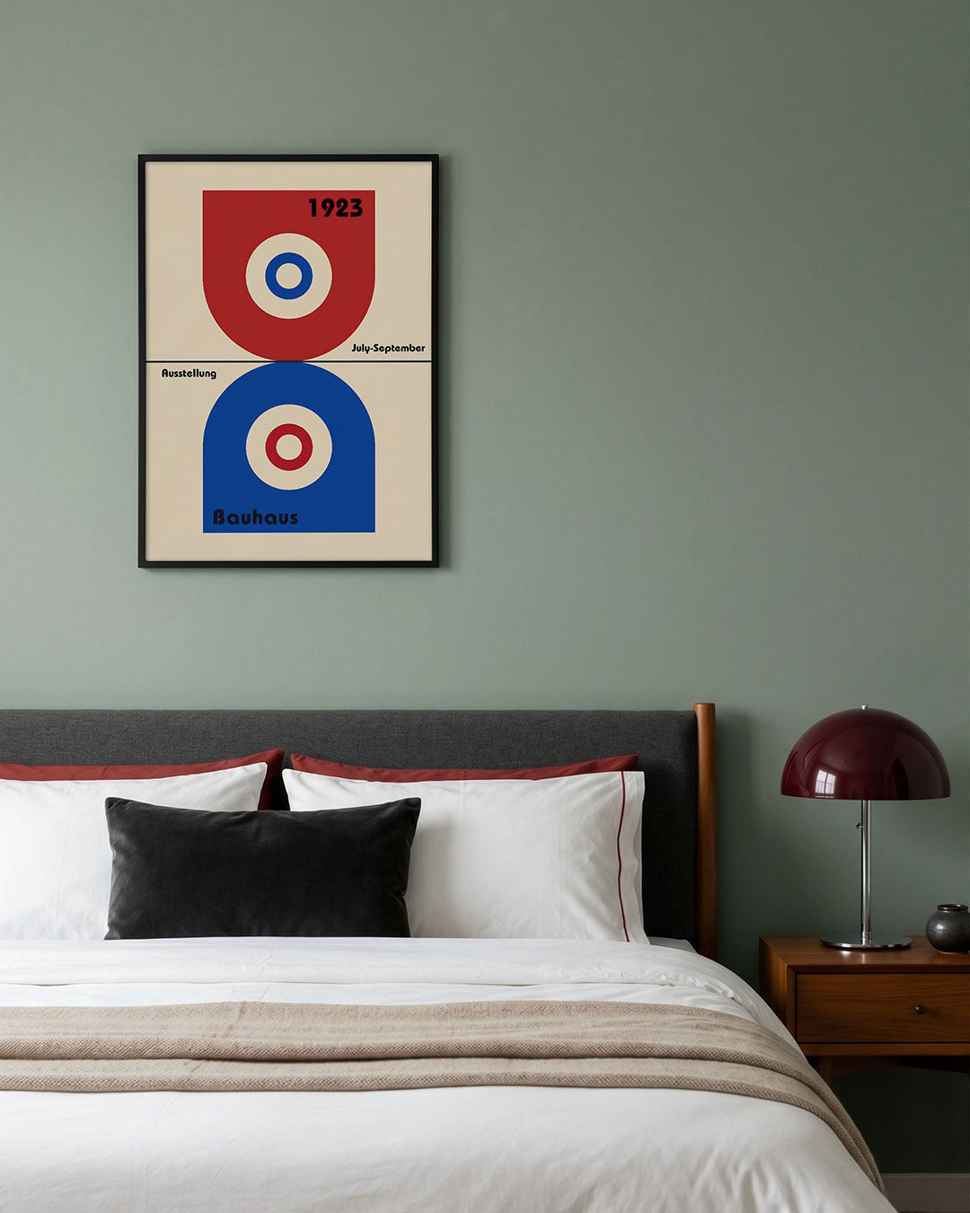 Vorm en balans – geometrische poster in Bauhaus-stijl van WallArtistic