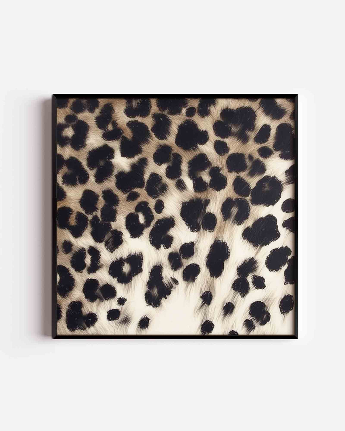 Luipaardprint – jungle vierkante poster als wanddecoratie