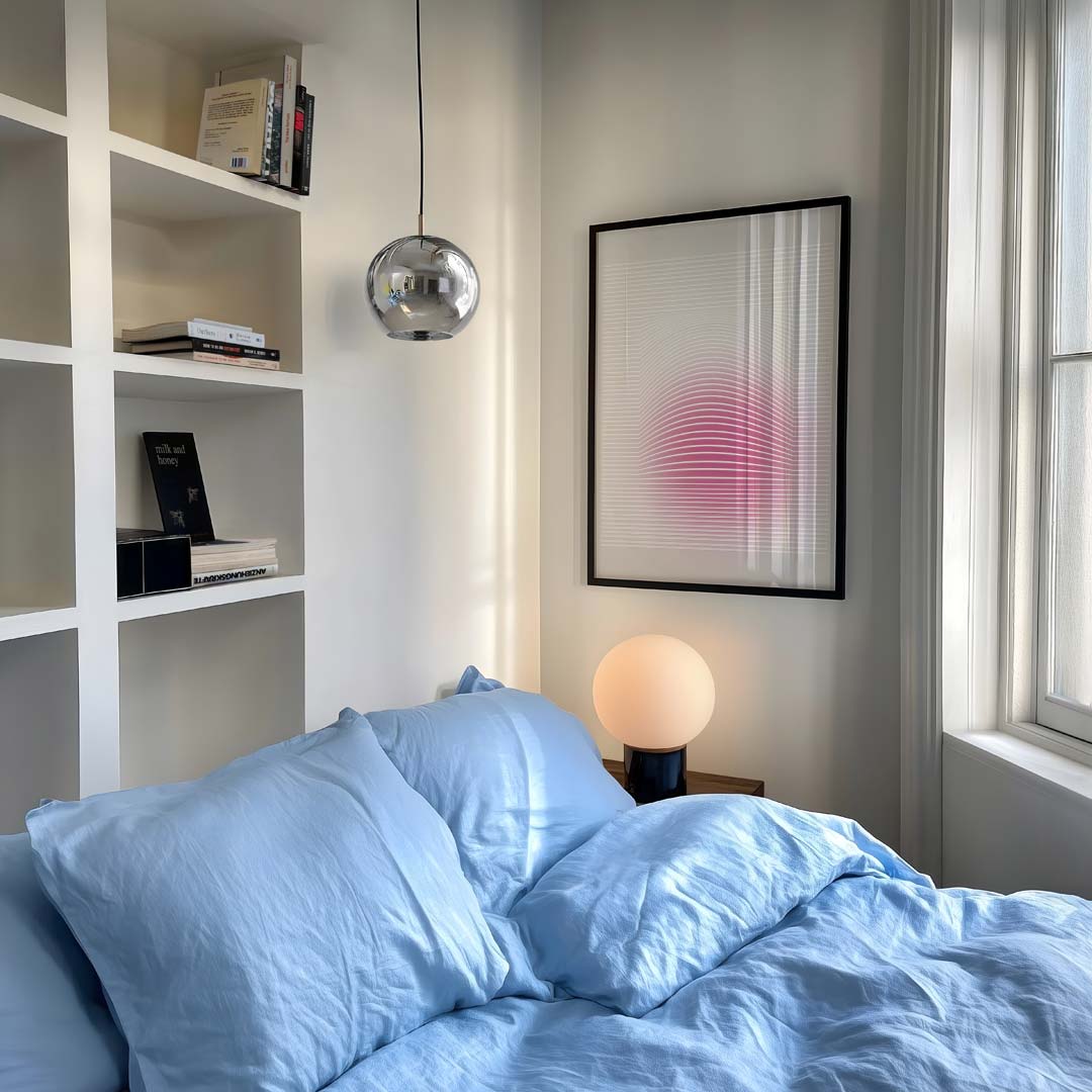 Moderne Geometrische Kunst – staande kleurrijke abstracte wanddecoratie van WallArtistic