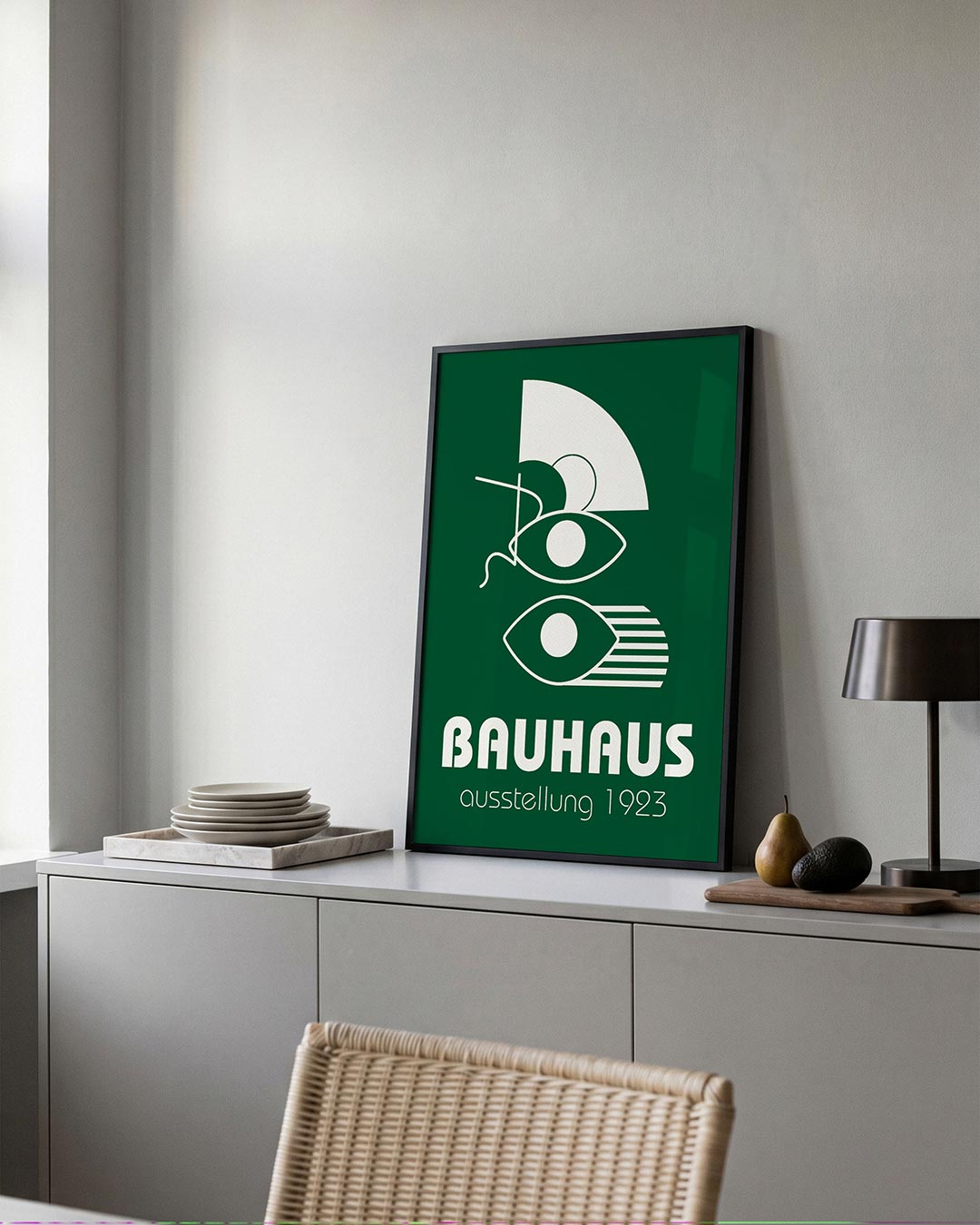  – moderne Bauhaus wandkunst als poster