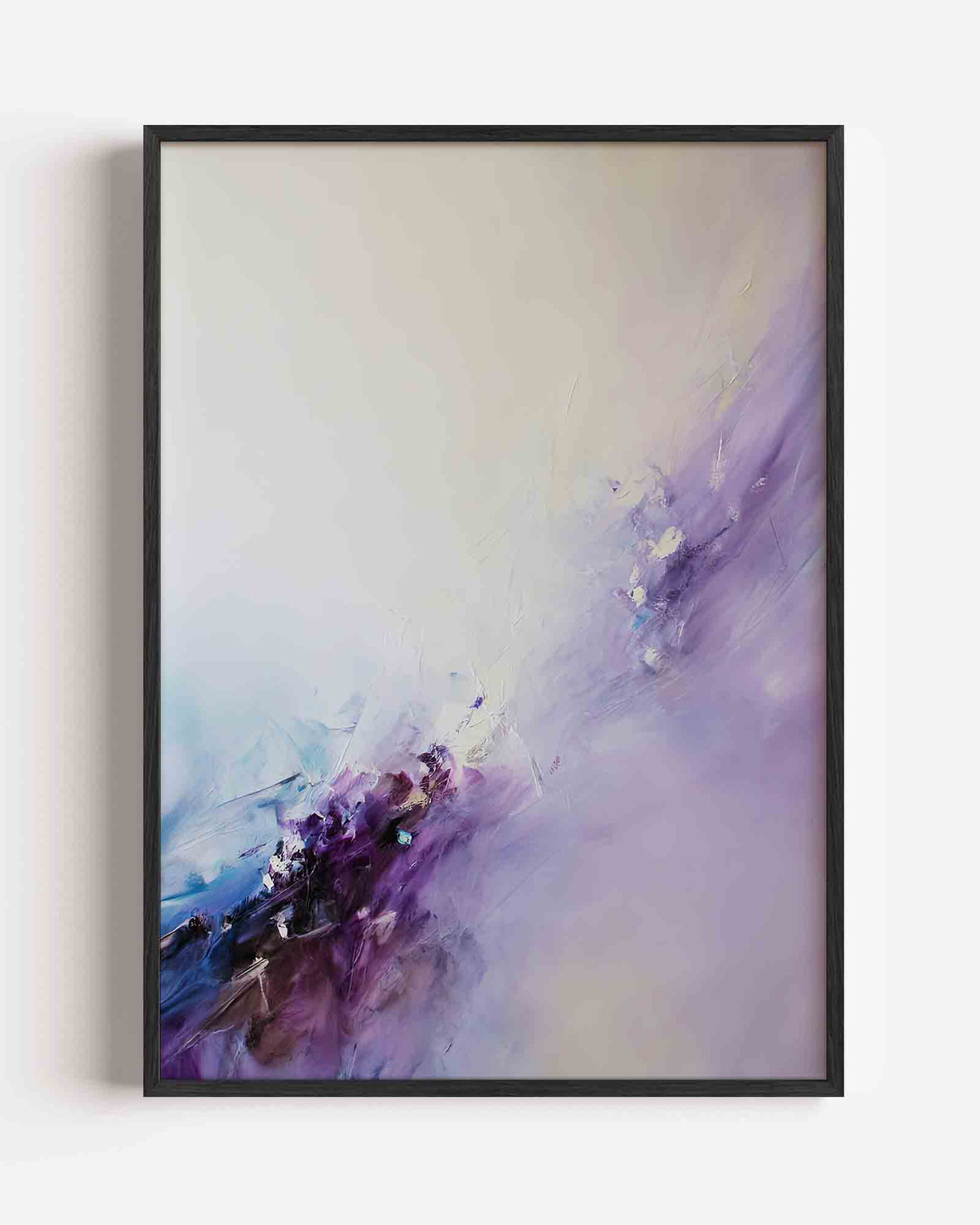 Abstracte paarse compositie – dromerige illustratie poster als wanddecoratie