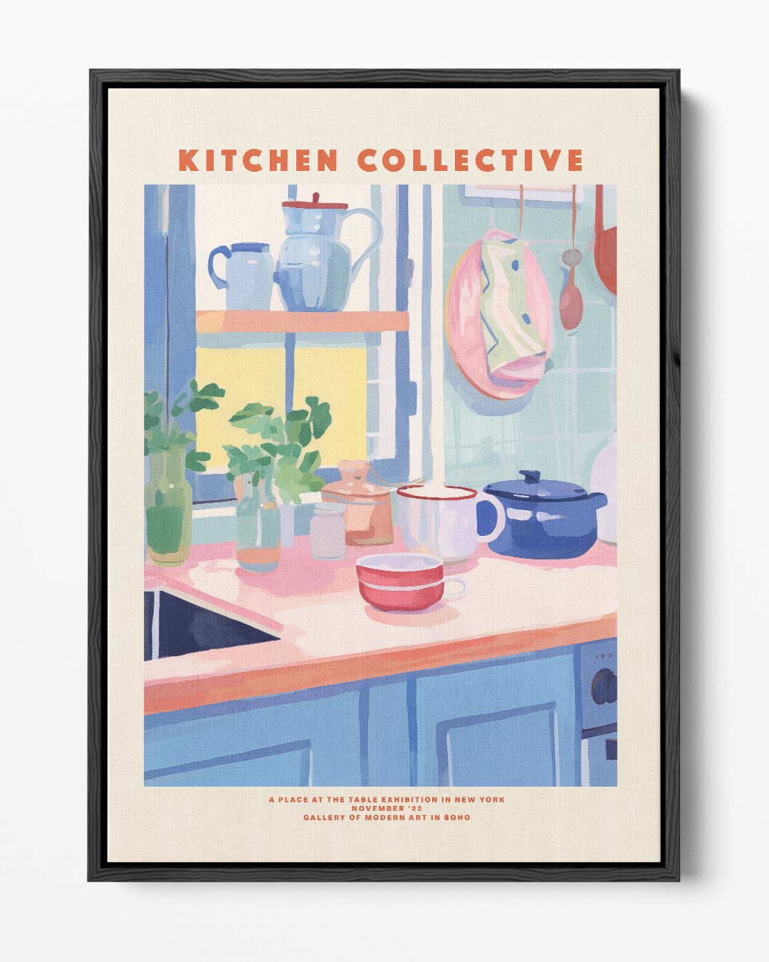 Keuken Collectief – portret kunstwerk als wanddecoratie