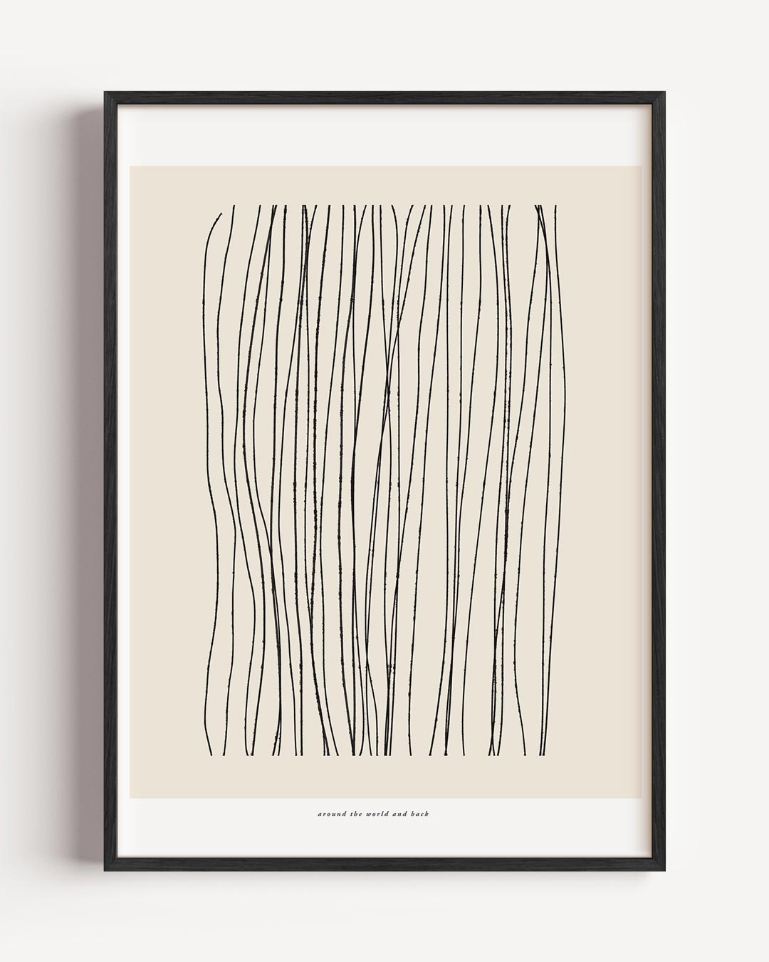 Minimalistische Lijnenposter – botanische portret poster als wanddecoratie
