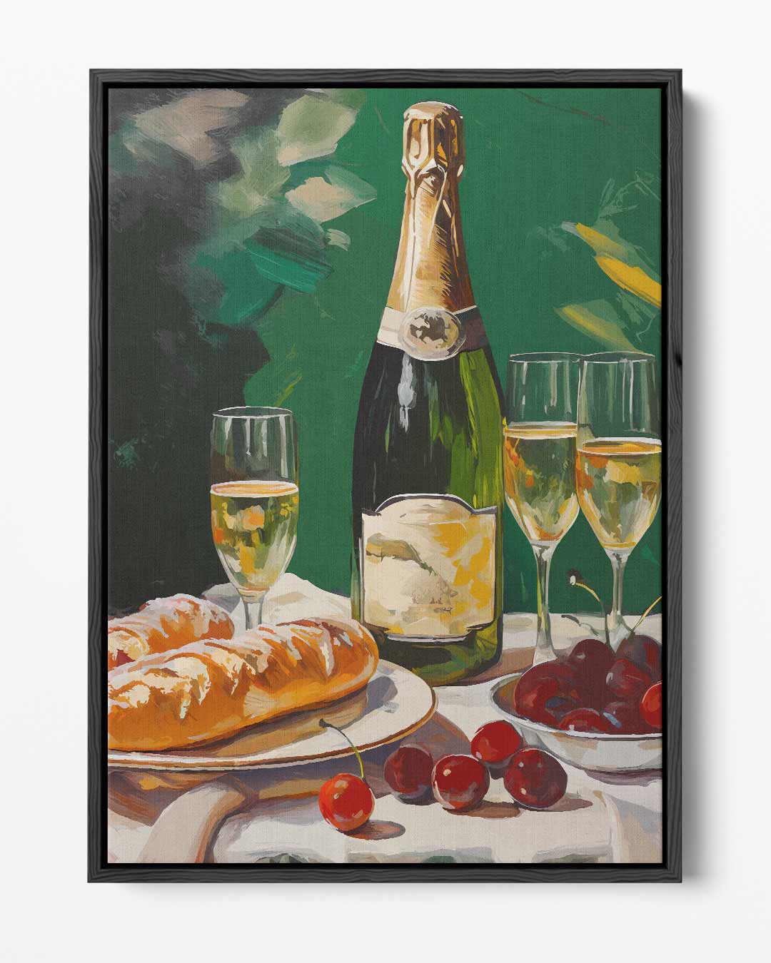 Droomachtige Brunch Tafereel – portret kunstwerk als wanddecoratie