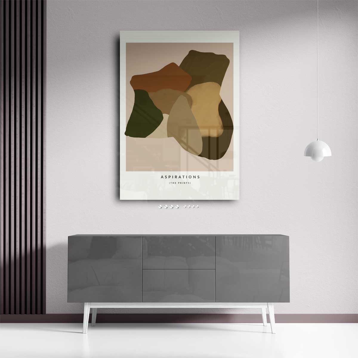Abstracte Droomlandschappen Print – staand kunstwerk voor modern interieur