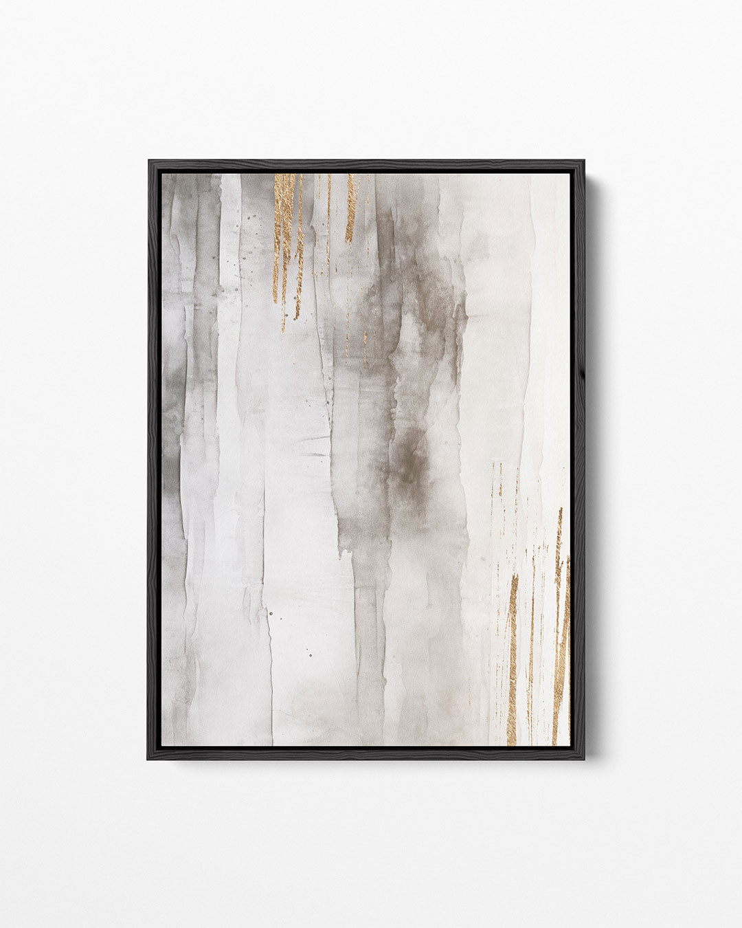 Gouden strepen compositie – staand wanddecoratie kunstwerk