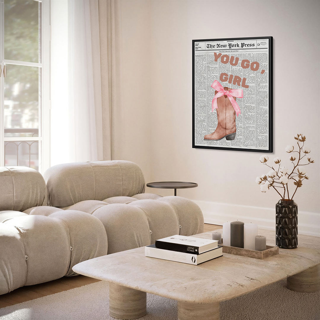 Mode en motivatie – staand wanddecoratie kunstwerk