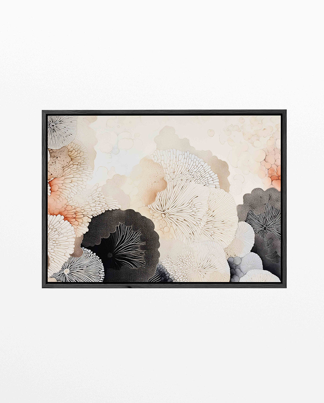 Organische vormen – Abstract kunstwerk – liggend abstract kunstwerk