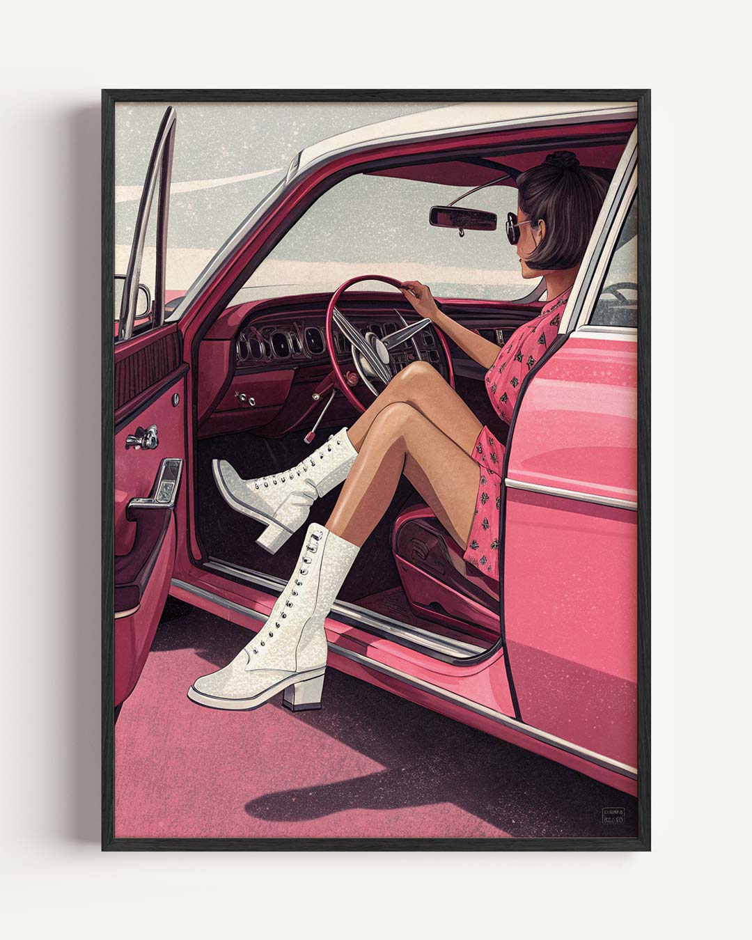 Stoere Vintage Vibes – paas portret poster als wanddecoratie