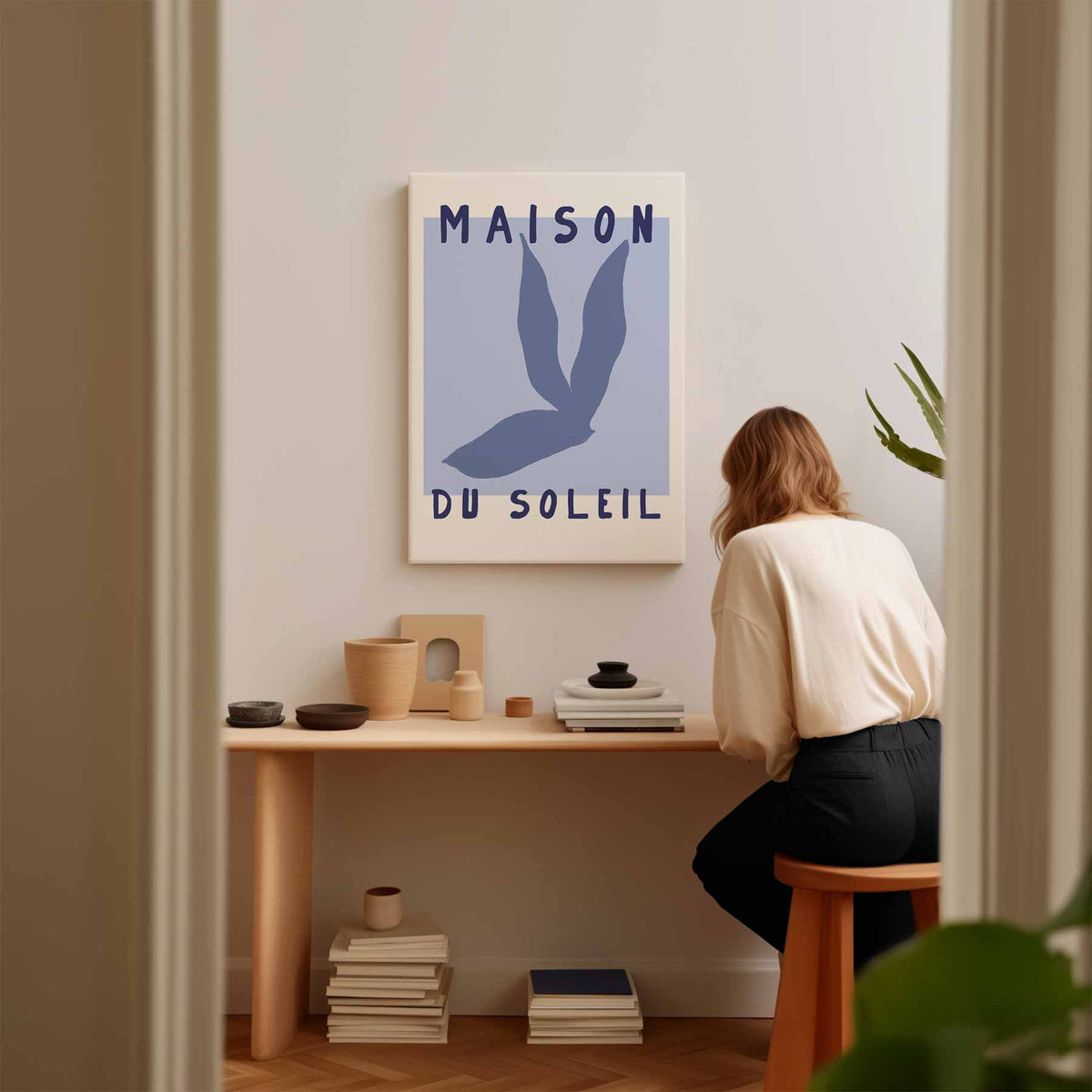 Maison du Soleil Poster – staand kunstwerk voor modern interieur