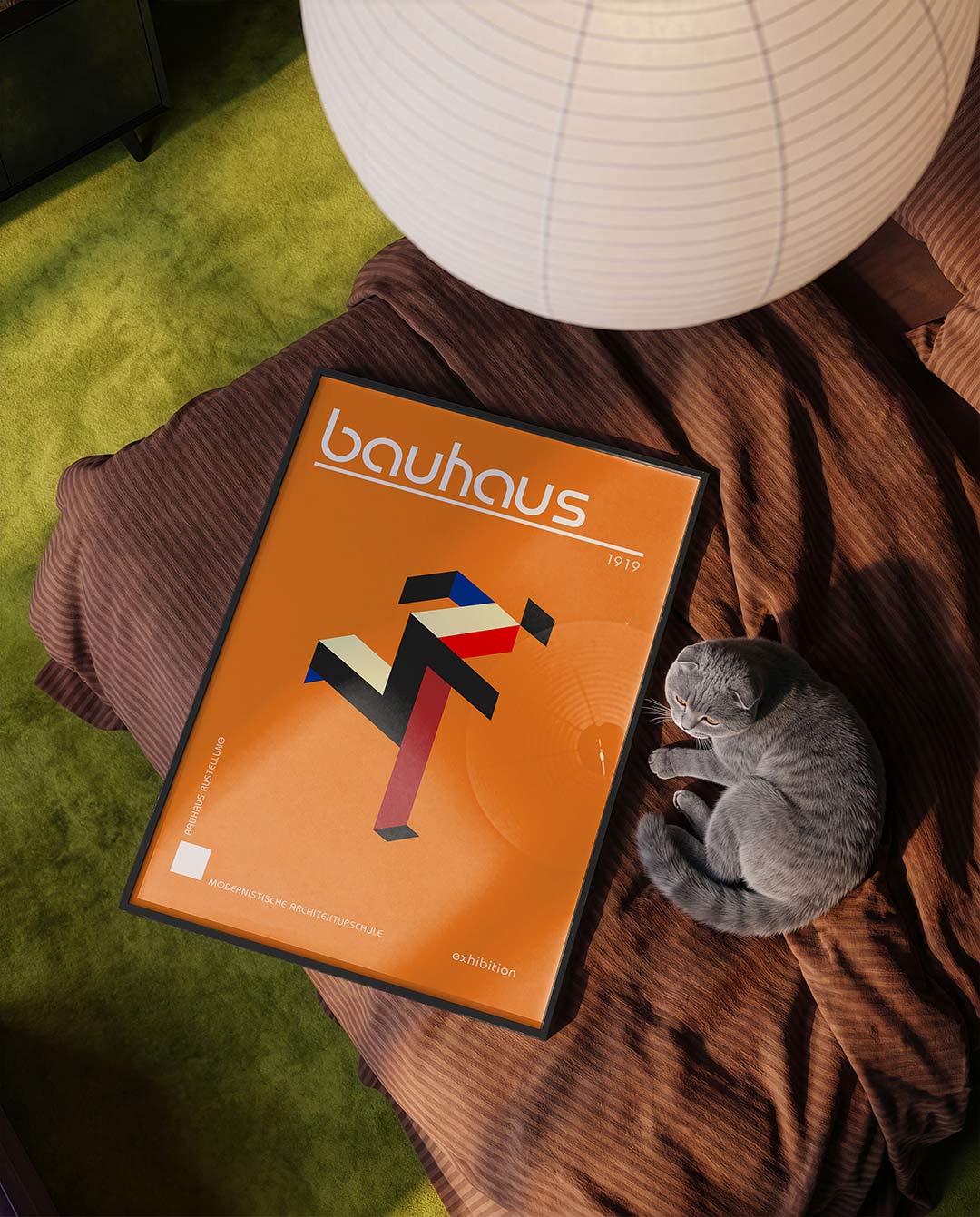 Vorm en kleur – moderne Bauhaus wandkunst als poster