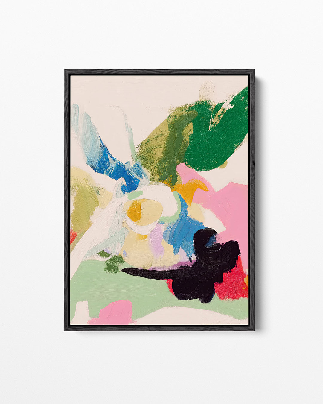 Kleurrijke vormen – Wanddecoratie kunstwerk – staand wanddecoratie kunstwerk