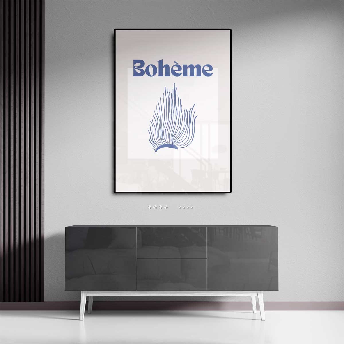 Bohemian Chic – canvas wanddecoratie in portret formaat
